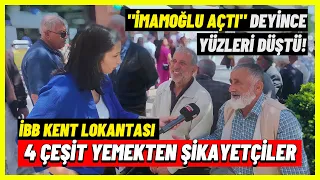 40 LİRALIK YEMEĞİ BEĞENMEYEN HACILAR | Arnavutköy Halkına Kent Lokantasını Sorduk #ibbkentlokantası