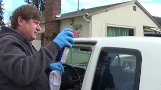 Removing car moss with WD40