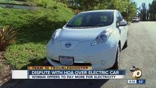 HOA refuses to let woman charge electric car