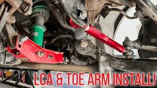 Lower Control Arm & Toe Arm Install! | Scion FRS