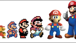 Evolution Of Super Mario Series 1983 - 2022