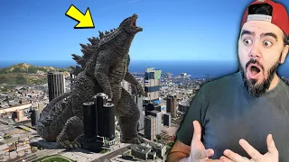 24 SAAT GODZILLADAN KAÇTIM BENI KOVALADI GTA 5 DE