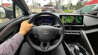 2024 Toyota C-HR [2.0 Hybrid Dynamic Force 197 HP AWD-I | Test Drive #170  POV Driver. TV