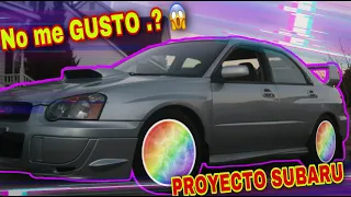 PROYECTO SUBARU / NUEVO color a los RINES DE MI *SUBARU *STI  , SALE MAL 😱..!!