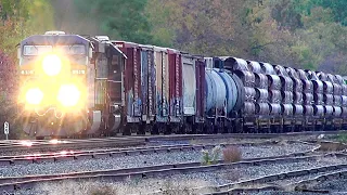 I Was Filming A NS Train And This Happened! CSX Train Hauling Giant Sized Pipes! Some DPU Alrights!