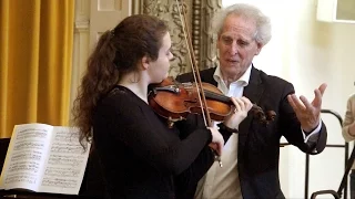 Mozart: Violin Concerto no. 4 - 1st and 2nd movements (Benjamin Zander - Interpretation Class)