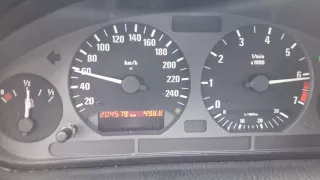 BMW E36 328i 0-100 km/h Acceleration