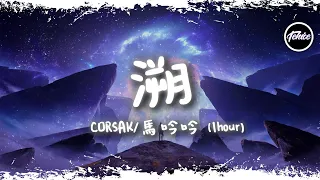 CORSAK - 溯 (Reverse) feat. 馬吟吟【一小時版本】「總想要透過你眼睛，去找尋水仙的倒影」【動態歌詞】♪