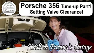 Porsche 356 Tune-up Part1 Setting Valve Clearance!