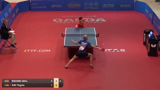 SUN Yingsha (CHN) vs DIACONU Adina (ROU) | SF | Women's Team | 2017 World Junior Championships