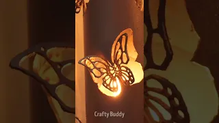 How to Create a Magical Lampshade with Flying Butterflies! 🦋💡