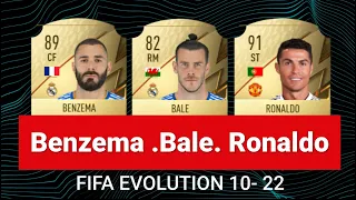 Ronaldo vs Bale vs Benzema FIFA EVOLUTION! 😱🔥 FIFA 10 - FIFA 22