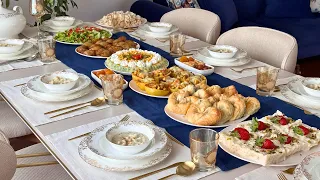 Guest Iftar Table Presentation 🌙 Iftar Menu Recipes | Guest Preparations