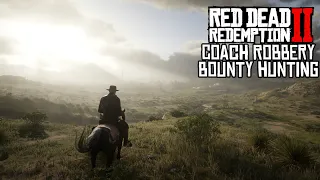 Red Dead Redemption 2 PC Free Roam Gameplay (Coach Robbery & Bounty Hunting)