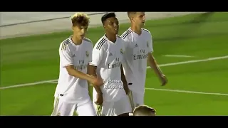 Rodrygo Goes ► (Neymar)  vs Alcorcon First Goal with Real Madrid Castilla 07/08/2019 HD