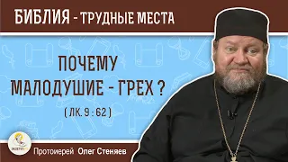 Почему малодушие - грех ? (Лк. 9:62) Протоиерей Олег Стеняев