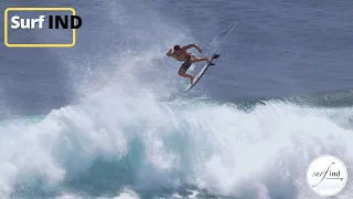 uluwatu today May 7 th,2022 pretty good waves with one of the world champions 'Italo Ferreira'