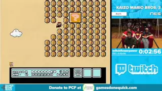 Kaizo Mario Bros. 3 by mitchflowerpower in 34:29 - Awesome Games Done Quick 2016 - Part 82