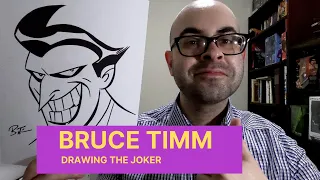 Bruce Timm draws the Joker