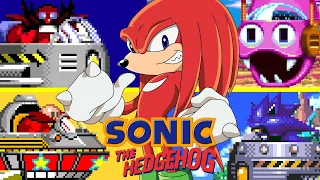 Sonic 1, 2, 3&K & Mania: All Bosses as Knuckles