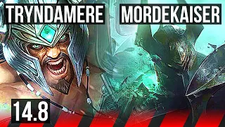 TRYNDAMERE vs MORDEKAISER (TOP) | 66% winrate, 41k DMG | KR Master | 14.8