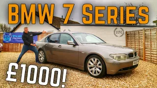 I bought a SUPER CHEAP BMW 7 SERIES for £1000!! ( E65 730d)