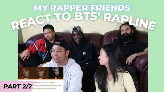 BTS Rap line Reaction by my friends Part 2/2 | Local Canadian Rappers react