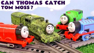 Can THOMAS Catch Tom Moss Toy Train Story with Thomas Trains