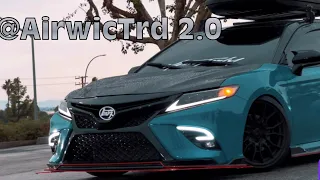 Toyota Camry TRD 2022 Cavalry Blue AirwicTRD 2.0 Walkaround mod list roller shots Camry Accord meet