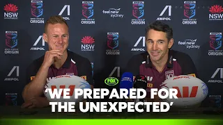 Billy Slater gives an update on Reece Walsh | QLD Maroons Press Conference | Fox League