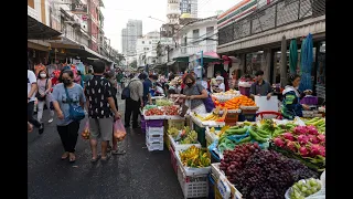 [4K] Discover the best morning market on Silom Soi 20, Bangkok