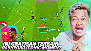 FULL SPEED! GRATISAN ICONIC RASHFORD TERLALU GACOR CETAK GOAL INDAH EFOOTBALL 2024 MOBILE