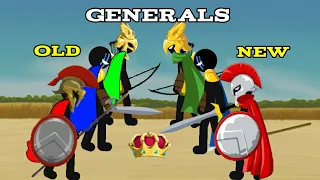 Old Generals Comeback | Atreyos, Kytchu, Xiphos, Spearos, King Zarek, Zombie, - Stick War Legacy