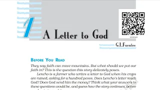 A Letter to God | Class 10 English | Chapter 1 |