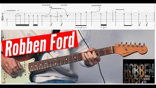 Discover The Style Of Blues Legend Robben Ford - ,,Watch & Learn" Lesson - 12 Bar Solo - With Tab