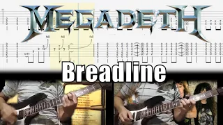 Megadeth Breadline Guitar Cover With Tab