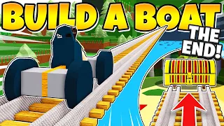 I BUILT THE FASTEST RAILROAD TO THE END! 🔥 Build a Boat