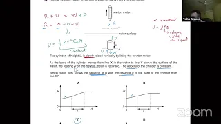 AS level Physics 9702 Oct/Nov 2021 Paper 12 Past Paper Solution