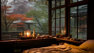 🌧️ SOOTHING RAIN SOUND 🌳 in the forest makes you 😴 sleep well | Goodbye insomnia with rain ☔