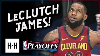 LeBron James Full Game 4 Highlights Cavs vs Pacers 2018 Playoffs - 32 Pts, 12 Reb, 7 Ast, CLUTCH