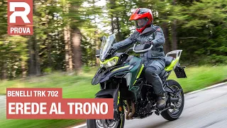 Prova Benelli TRK 702. La crossover di Pesaro cresce di cilindrata, come va su strada e in off road.