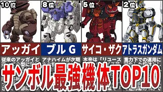 【機動戦士ガンダムサンダーボルト】最強機体TOP１０