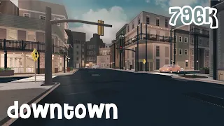 Downtown Speed Build [ ROBLOX BLOXBURG ] + tour