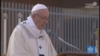 Corpus Domini a Ostia, Omelia di Papa Francesco