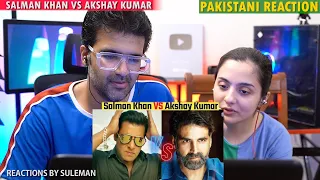 Pakistani Couple Reacts To Salman Khan VS Akshay Kumar | Career , Net Worth , Fees , Ads
