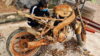 Restoration old rusty motorcycle | Restore old Kawasaki motorcycles from broken sport motorcycle # 2