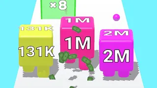 JELLY SHOOTER 2048 —  2 MILLION "CUBE-FOOT" (Merge: 131K, 262K, 524K, 1M, 2M)