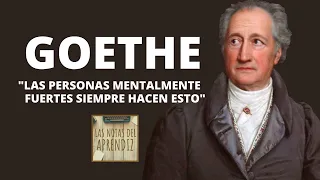 GOETHE | El consejo definitivo para TRIUNFAR EN LA VIDA | Las Notas del Aprendiz