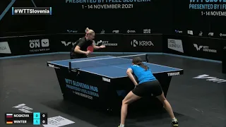 Yana Noskova vs Sabine Winter | WTT Contender Laško 2021 | WS | R16