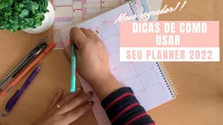 Como usar planner para se organizar - 2022